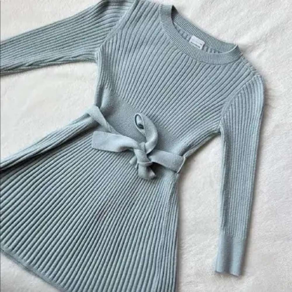 Abercrombie Kids Sky Blue Knit Dress
